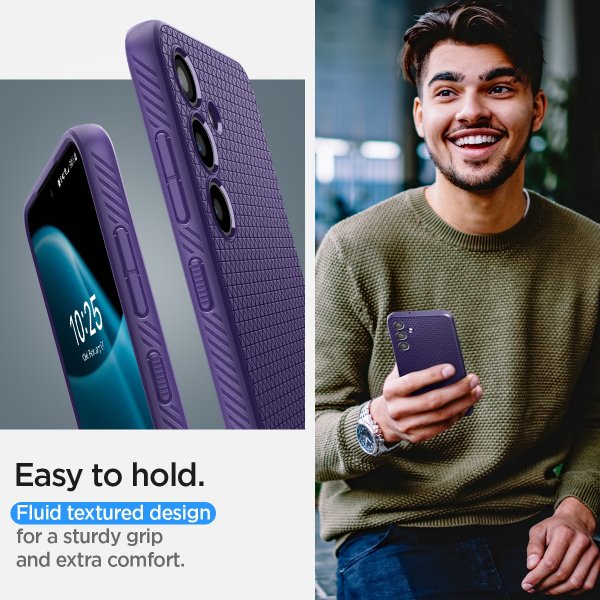 Samsung Galaxy S24 Cover Liquid Air Deep Purple