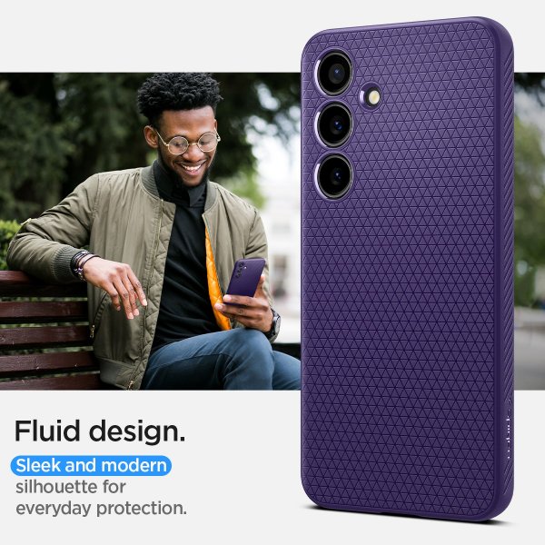 Samsung Galaxy S24 Cover Liquid Air Deep Purple