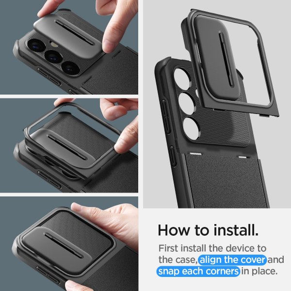 Samsung Galaxy S24 Cover Optik Armor Sort
