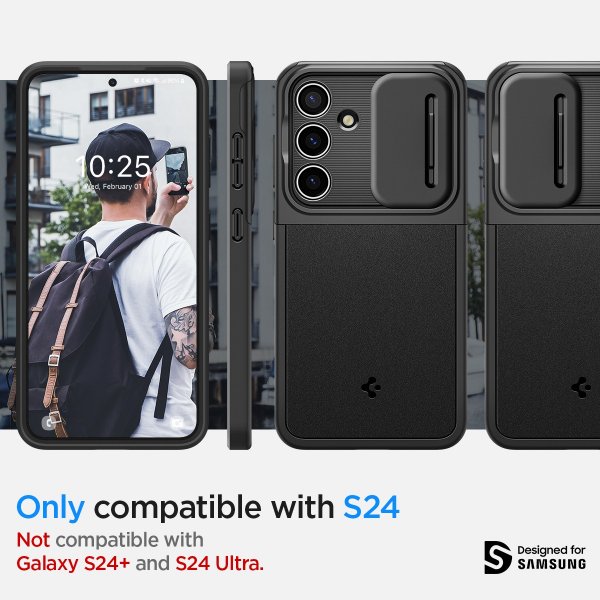 Samsung Galaxy S24 Cover Optik Armor Sort