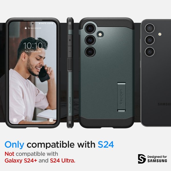 Samsung Galaxy S24 Cover Tough Armor Abyss Green