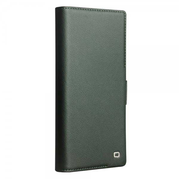 Samsung Galaxy S24 Ultra Etui Ægte Læder Grøn