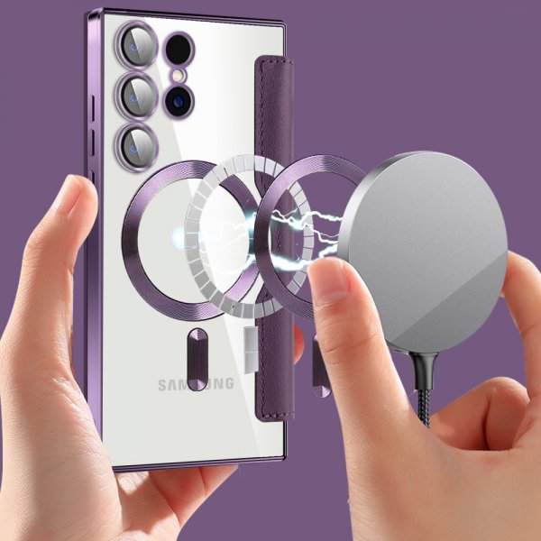 Samsung Galaxy S24 Ultra Etui MagSafe Lilla