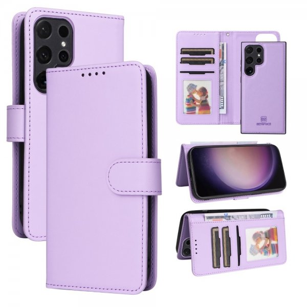 Samsung Galaxy S24 Ultra Etui Aftageligt Cover 005 Lilla