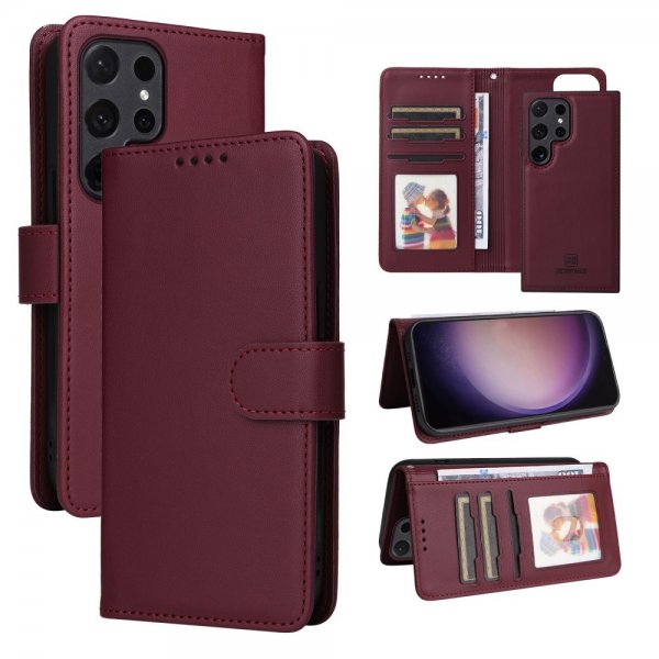 Samsung Galaxy S24 Ultra Etui Aftageligt Cover 005 Rød