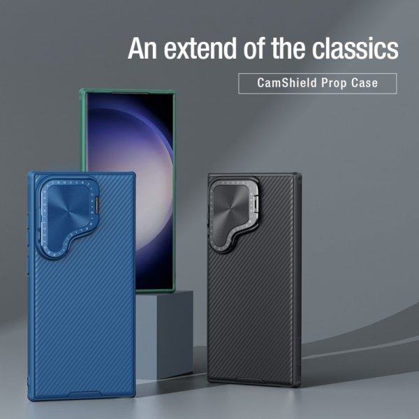 Samsung Galaxy S24 Ultra Cover CamShield Prop Blå