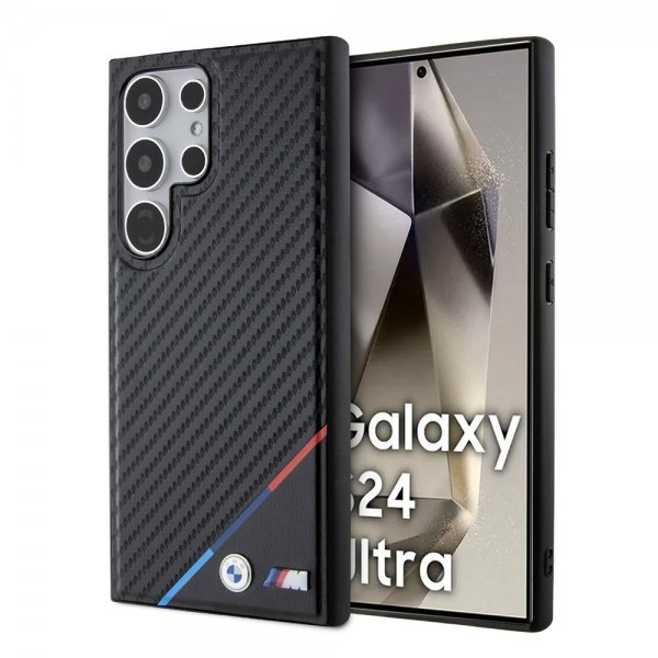 Samsung Galaxy S24 Ultra Carbon Tricolor Stripe MagSafe Sort