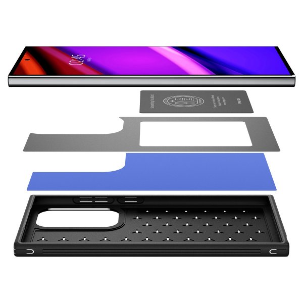 Samsung Galaxy S24 Ultra Cover Cryo Armor Cryo Blue