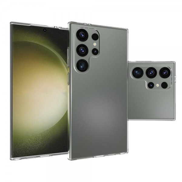 Samsung Galaxy S24 Ultra Cover Feather Series Transparent