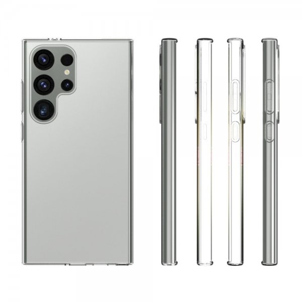 Samsung Galaxy S24 Ultra Cover Feather Series Transparent