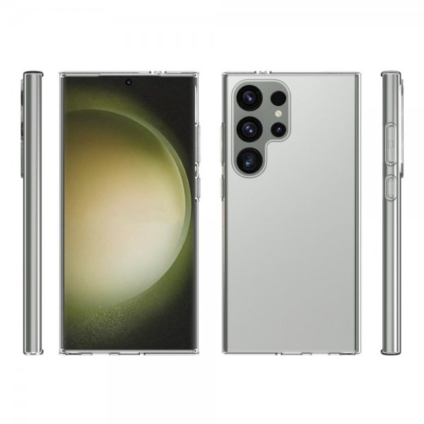 Samsung Galaxy S24 Ultra Cover Feather Series Transparent