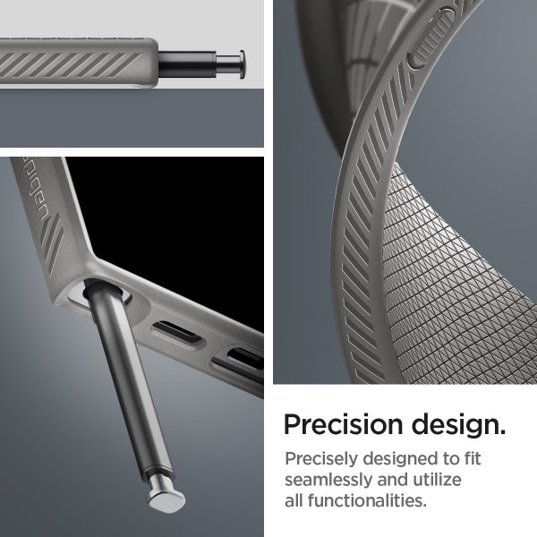 Samsung Galaxy S24 Ultra Cover Liquid Air Marble Grey