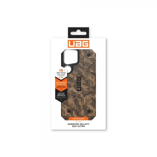 Samsung Galaxy S24 Ultra Cover Pathfinder SE MagSafe Digi Camo Dark Earth