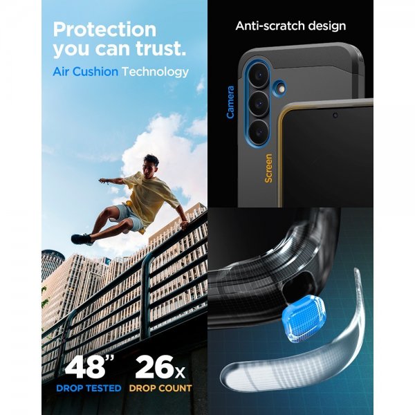 Samsung Galaxy S25 FE Cover Tough Armor MagFit Sort