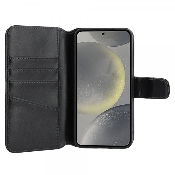 Samsung Galaxy S24 Plus/Galaxy S25 Plus Etui Essential Leather Raven Black