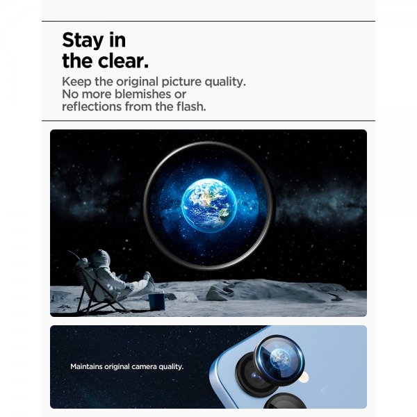 Samsung Galaxy S25 Plus Kamerabeskytter GLAS.tR EZ Fit Optik Pro 2-pak Sort