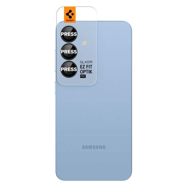 Samsung Galaxy S25 Plus Kamerabeskytter GLAS.tR EZ Fit Optik Pro 2-pak Sort