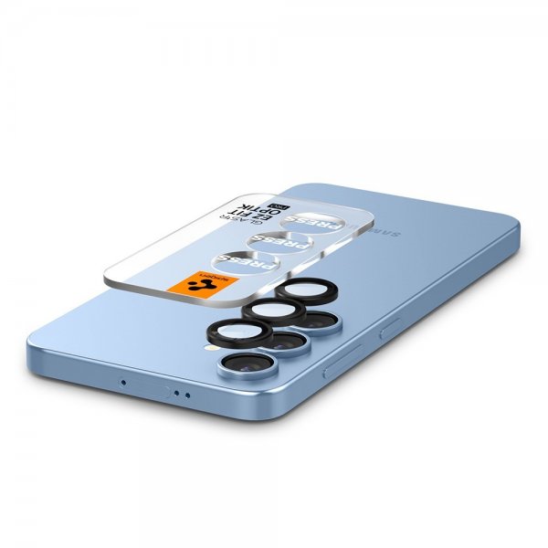 Samsung Galaxy S25 Plus Kamerabeskytter GLAS.tR EZ Fit Optik Pro 2-pak Sort