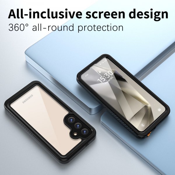Samsung Galaxy S25 Plus Cover Vandtæt IP68 Sort