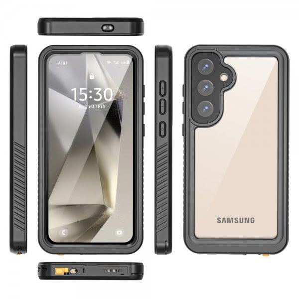 Samsung Galaxy S25 Plus Cover Vandtæt IP68 Sort