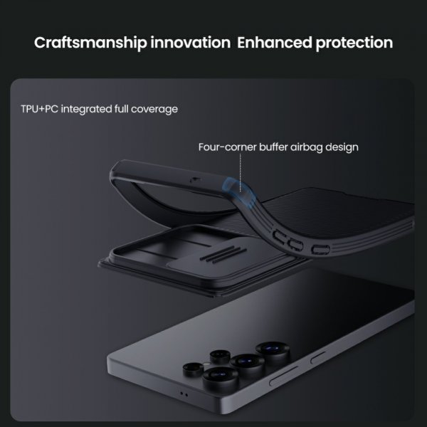 Samsung Galaxy S25 Ultra Cover CamShield Pro Sort