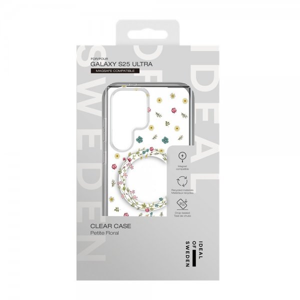 Samsung Galaxy S25 Ultra Cover Clear Case MagSafe Petite Floral