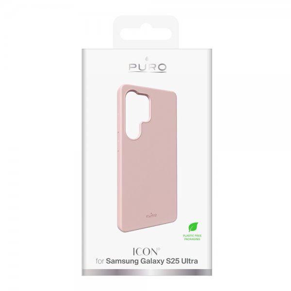 Samsung Galaxy S25 Ultra Cover Icon Lyserød