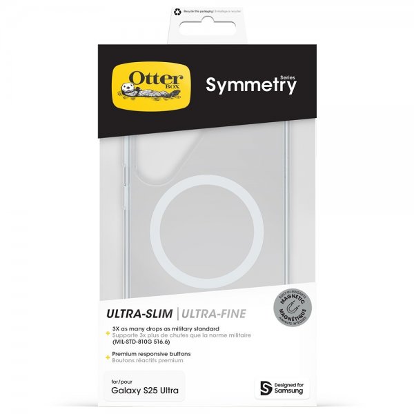 Samsung Galaxy S25 Ultra Cover Symmetry Clear MagSafe Transparent