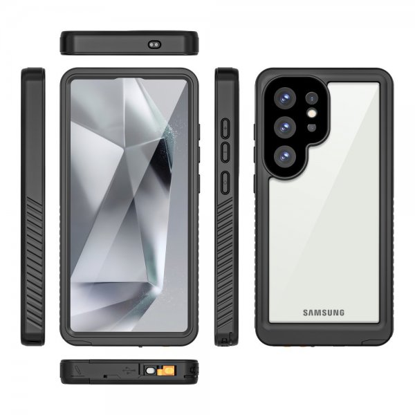 Samsung Galaxy S25 Ultra Cover Vandtæt IP68 Sort