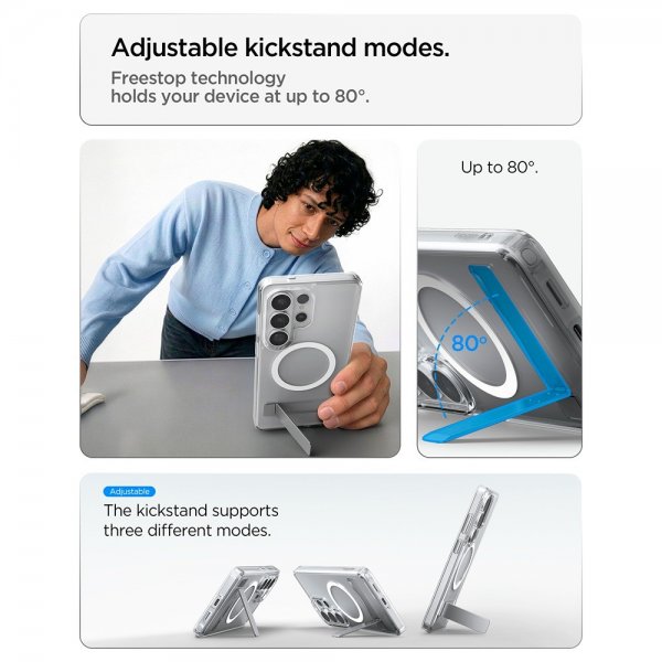Samsung Galaxy S26 Ultra Cover Ultra Hybrid S MagFit Clear White