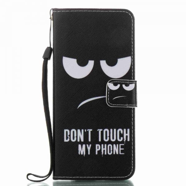 Samsung Galaxy S8 Plånboksetui Motiv Do not Touch My Phone