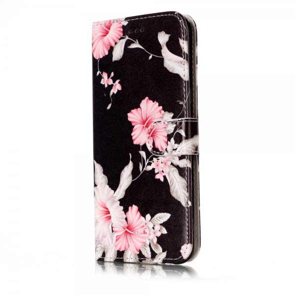 Samsung Galaxy S8 Plånboksetui Motiv Vackra blommor