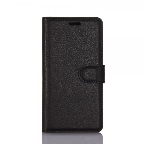 Samsung Galaxy S8 Plus Etui Litchi Sort
