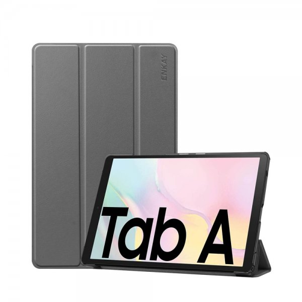 Samsung Galaxy Tab A7 10.4 T500 T505 Etui Tri-Fold Grå
