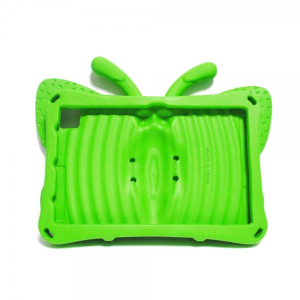 Samsung Galaxy Tab A7 Cover til Børn Sommerfugl Grøn