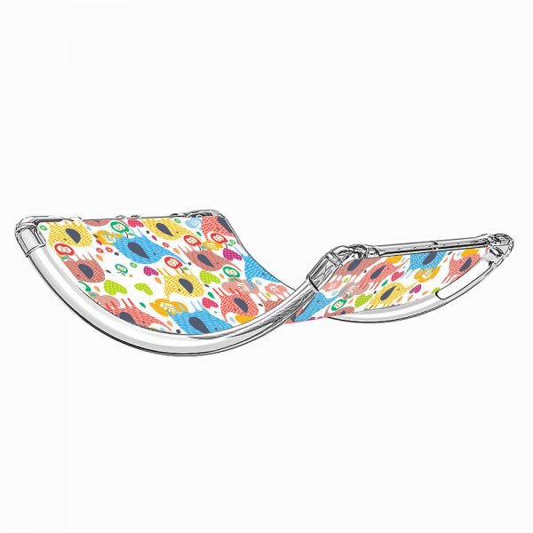 Samsung Galaxy Tab A7 Cover Motiv Farverig Elefanter