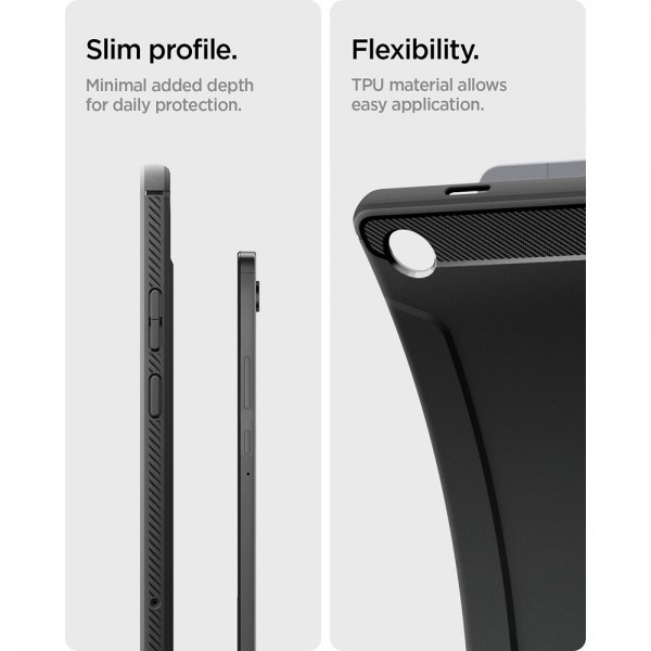 Samsung Galaxy Tab A9 Plus/Galaxy Tab A11 Plus Cover Rugged Armor Matte Black