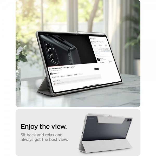 Samsung Galaxy Tab S11 Ultra Etui Ultra Hybrid Pro Grå