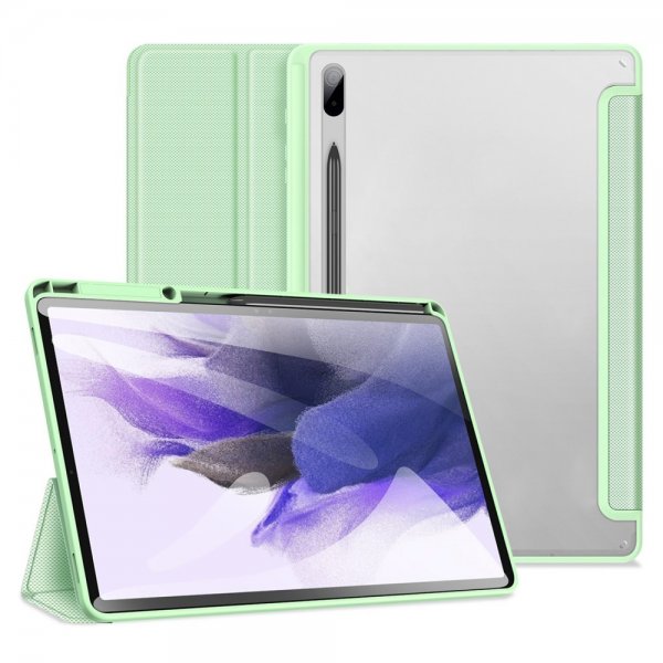 Samsung Galaxy Tab S7 Plus 12.4 T970 T976/Galaxy Tab S8 Plus Etui TOBY Series Grøn