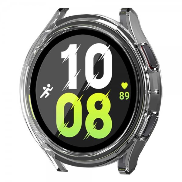 Samsung Galaxy Watch 4/5 44mm Skal med Inbyggt skärmskydd Transparent Klar