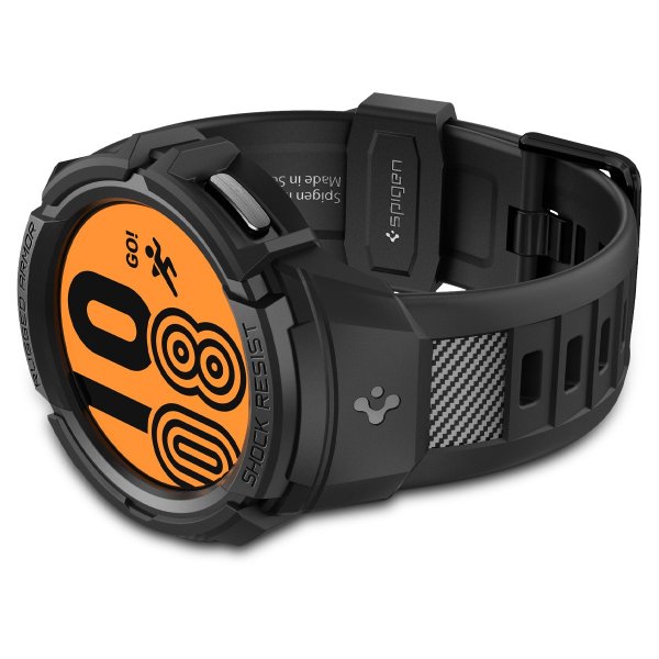 Samsung Galaxy Watch 5 Pro 45mm Cover Armbånd Rugged Armor Pro Sort