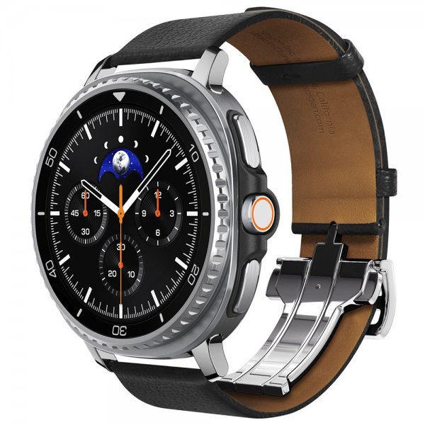 Samsung Galaxy Watch 8 40/44mm/Classic 46mm Armbånd Enzo Sort