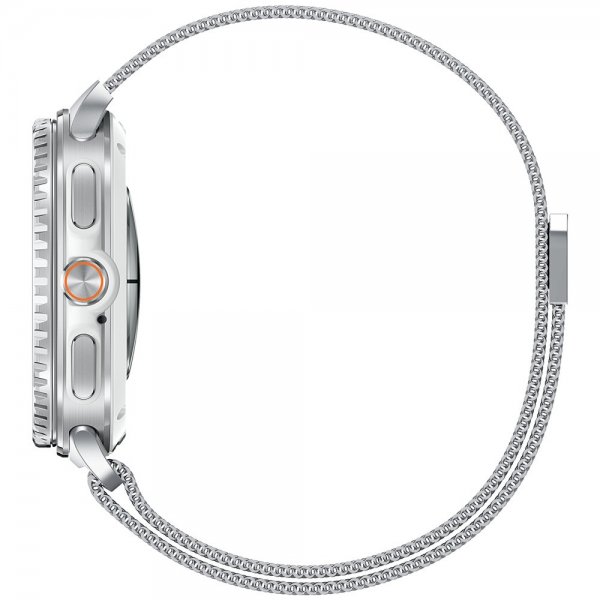 Samsung Galaxy Watch 8 40/44mm/Classic 46mm Armbånd Metal Fit Sølv