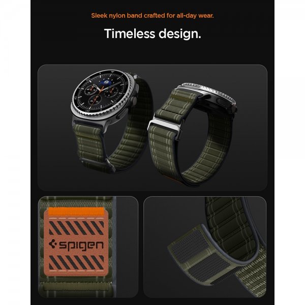 Samsung Galaxy Watch 8 40/44mm/Classic 46mm Armbånd WBF0 Grøn