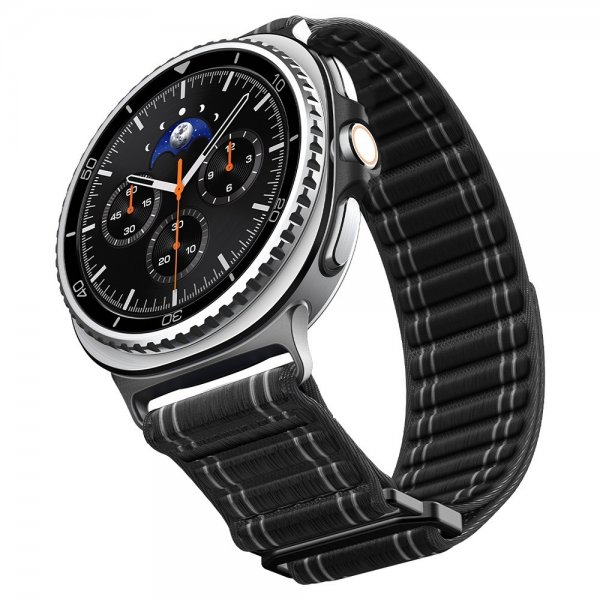 Samsung Galaxy Watch 8 40/44mm/Classic 46mm Armbånd WBF0 Sort