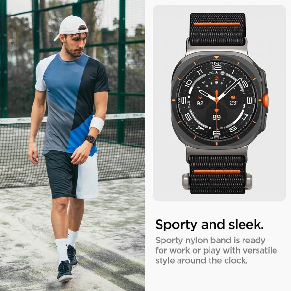 Samsung Galaxy Watch Ultra Armbånd DuraPro Flex Sort