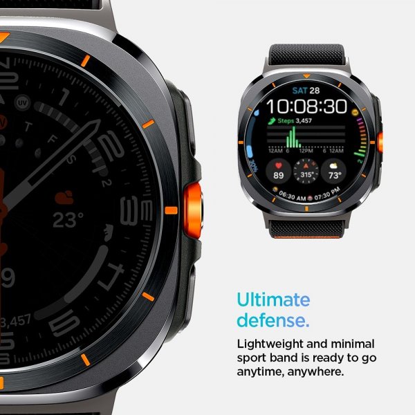 Samsung Galaxy Watch Ultra Armbånd Lite Fit Sort