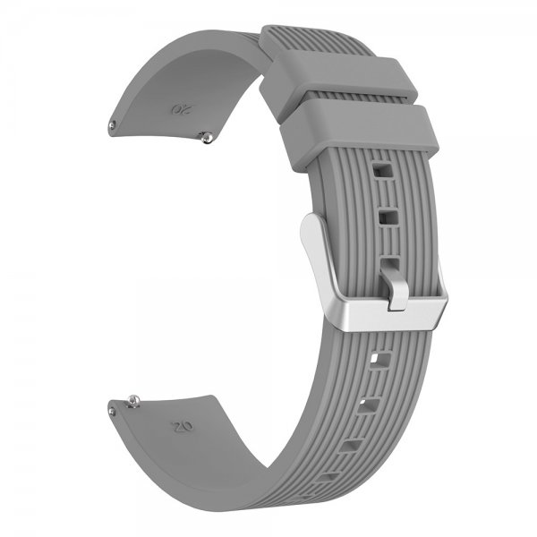 Samsung Galaxy Watch3 41mm Armbånd Pinstripe Grå