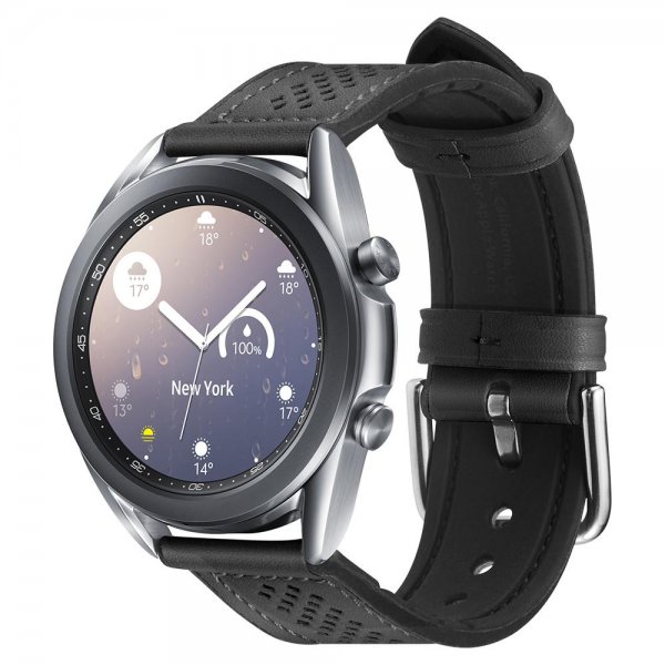 Samsung Galaxy Watch Armbånd 20mm Retro Fit Sort
