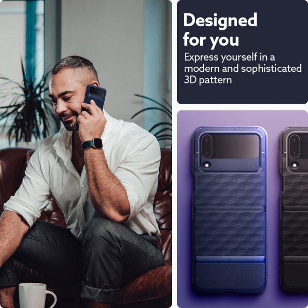 Samsung Galaxy Z Flip 4 Cover Parallax Midnight Blue